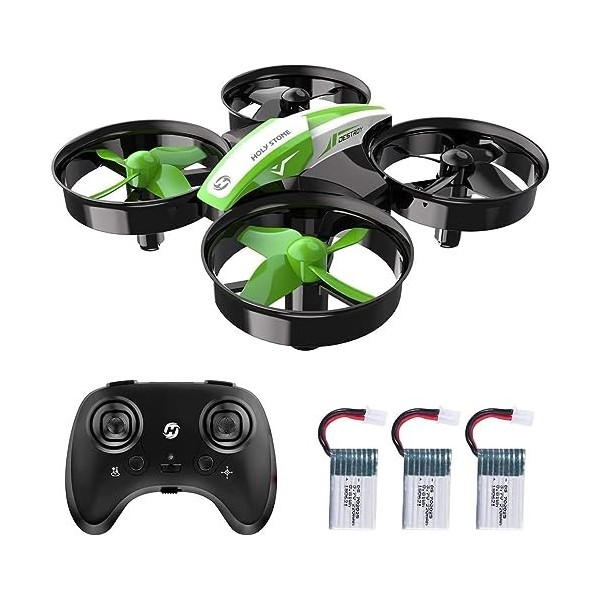 Holy Stone HS210 Mini drone quadricoptère pour enfants et débutants avec vol automatique, Flips 3D, mode sans tête et piles s