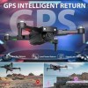 GPS Drone avec Caméra pour Adultes Drones 4K HD avec Moteur Sans Balais Retour Automatique à la Maison Transmission WiFi 5G Q