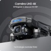 Holy Stone HS360S GPS Drone avec Caméra 4K pour Adultes Débutants, FPV Quadcopter Pliable avec HD Transmission Max 3KM, Moteu