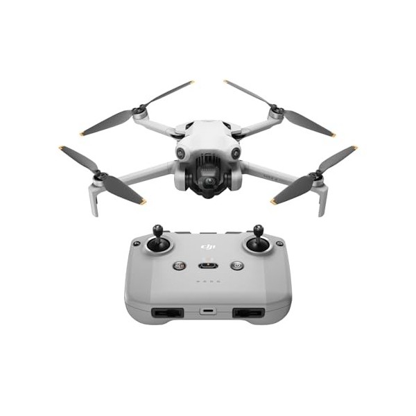 DJI Mini 4 Pro DJI RC 2 , Mini Drone Pliable avec Caméra 4K pour Ad