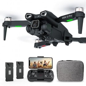 IDEA 31 Drone GPS Pliable avec Caméra Professionnelle Caméra HD FPV,  Positionnement du Flux Optique, Moteur Brushless, Mode sans Tête, Drones  5GHz pour Adultes/Débutants
