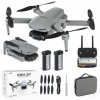 IDEA37 Drone GPS avec Caméra 4K Professionnel, Caméra HD EIS Anti-Shake, Drone à Cardan 2 Axes 5GHz pour Débutants Adultes, Q