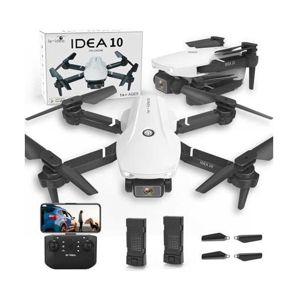 IDEA10 Mini Drone pour Débutant, Quadricoptère Télécommandé avec Ca
