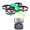 Loolinn | Drone avec Caméra pour Enfant - Mini Drone Quadricoptère Télécommandé avec Caméra Réglable, Photos et Vidéos en Tem