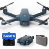 X5 GPS Drone avec Caméra 4K avec Moteur Sans Balais, 5GHz WiFi FPV Pliable Quadricoptère Télécommandé, Smart Return Home, Mai