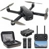 TEEROK T18S GPS Drone avec Caméra 4K UHD pour Adultes,RC Drone Moteur Sans Balais,Quadricoptère Pliable 5G WIFI FPV,Flux Opti
