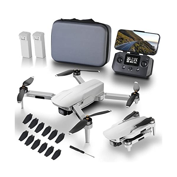 NMY N300 Drone Avec Caméra 4k GPS, Transmission En Direct 5G WiFi FPV, 40 Minutes De Vol Avec 2 Batteries, Moins de 249g，Dron