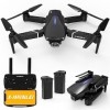 X9 GPS Drone avec Caméra 4K, Pliable Quadricoptère Télécommandé avec Follow Me, 5GHz Videos Transmission, Mode sans Tête, pou