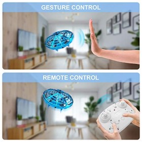 ShinePick Mini Drone pour Enfants, UFO Drone Quadcopter à Commande Manuelle et Télécommandé, Drone Balle à 360° en Rotation a