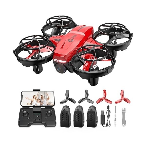 OBEST Nouveau Mini Drone pour Enfant, Peut courir sur terre, Chaussures de  vol RC Quadcopter Hélicoptère avec 2 Batteries, Vol Stationnaire, Mode Sans