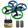 Mini Drone avec Caméra 720p, TEEROK T15s RC Drones for Kids avec Mode Sans tête, 3 Vitesses, 3D Flips, Quadcopter avec Lumièr