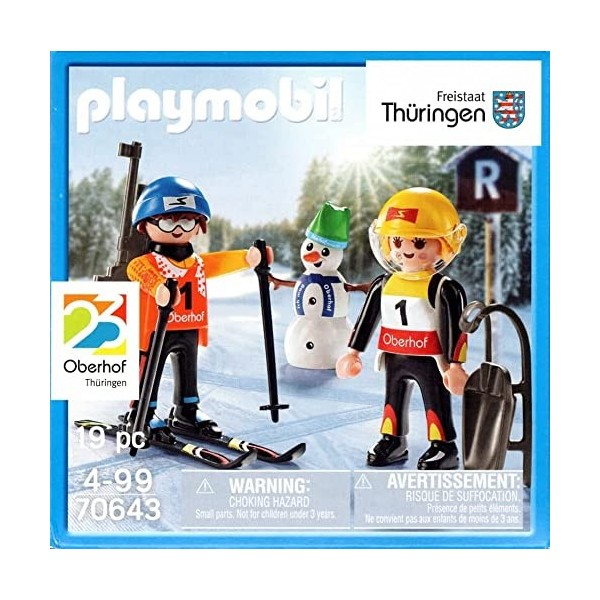 PLAYMOBIL 70643 Wintersport Oberhof Winter Games 2023 Set spécial limité