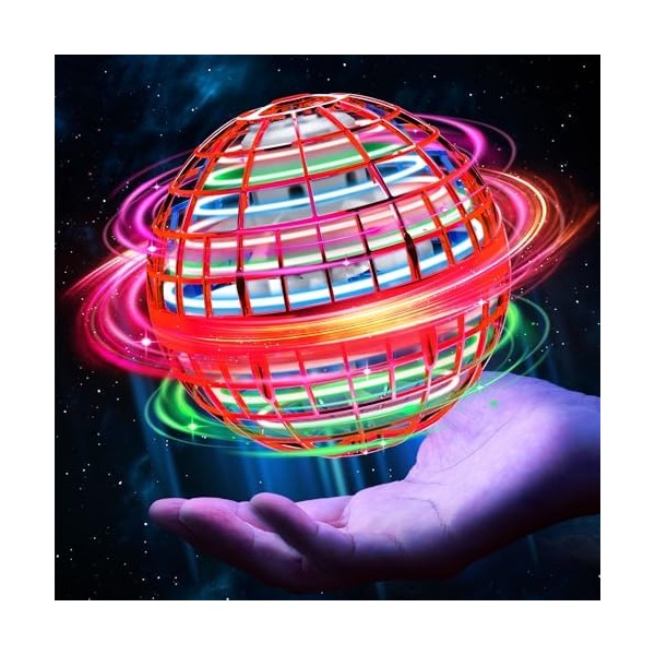 Boule Volante Lumineuse, Magique Mini Drone Enfant 360 ° Rotation M