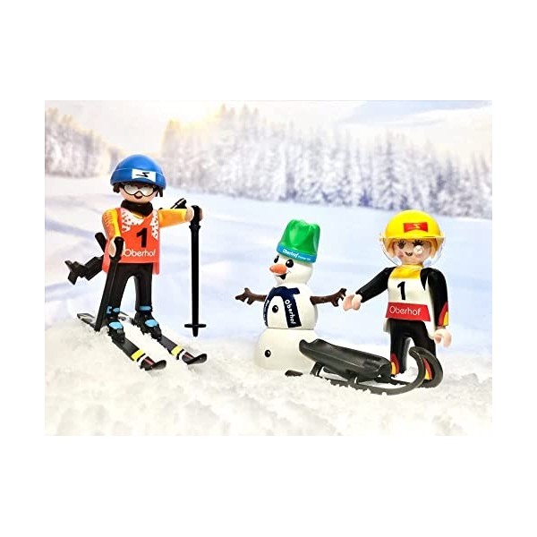 PLAYMOBIL 70643 Wintersport Oberhof Winter Games 2023 Set spécial limité