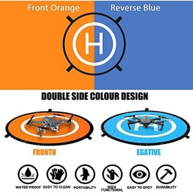 Landing Pad Drone,Piste Atterrissage Drone Pliable,55cm Piste de Décollage Drone,Piste Drone Landing Pad pour DJI Avata/Mini 