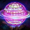 Boule Volante Lumineuse, Magique Balle Volante Flying Orbi Boomerang Ball Spinner, Ballon Volant Lumineux Drone Hoverball, Jo