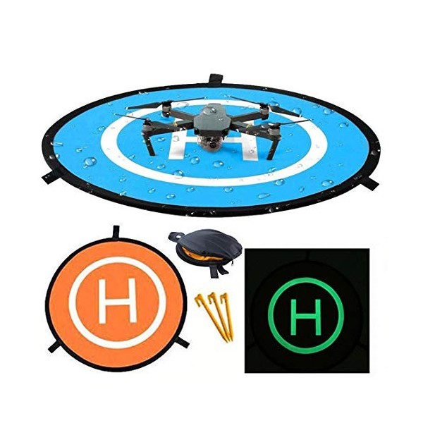 Apexel Piste datterrissage pour drone 55 cm Universel Portable Étanche Pliable pour drone RC Helicopter DJI Phantom 3/4/Mavi