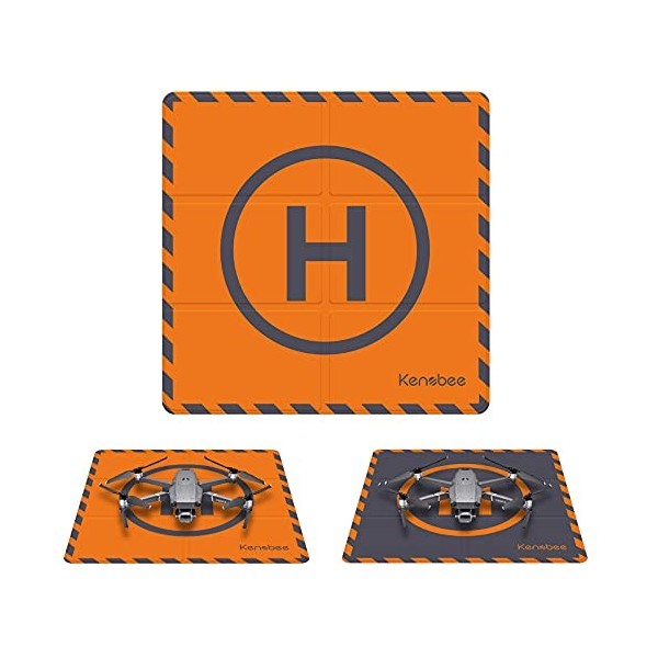 KENOBEE Drone Landing Pad 50cm, Tapis D’atterrissage Pliable pour DJI Mini 2/ DJI Mini 3 Pro/DJI Mini SE/DJI Mavic Mini/DJI A