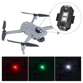 DR-02 Drone Lumière Stroboscopique pour Drone Compatible avec le DJI Mavic AIR 2 Pro Inspire 2 Pro etc,Mini Lampe pour Drone 