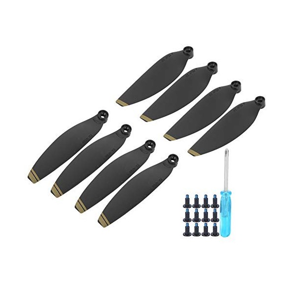Accessoire dhélices de Drone RC Accessoire adapté pour Mavic Mini Noir avec Bord argenté 