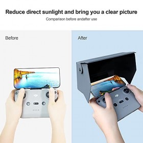 CYNOVA Pare-Soleil pour DJI Mini 2/ Mavic Air 2/ Air 2S/ Mavic 3/ DJI Mini 3 Pro Contrôleur Accessoires pour 4.4-8.1 Pouces É