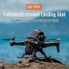 Jambe de train datterrissage pour drone DJI FPV - Pliable - Extension de hauteur - Accessoire de protection pour DJI FPV