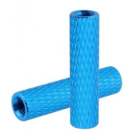 Hobbypark Lot de 10 entretoises Rondes en Aluminium M3 x 30 mm Femelle/Femelle pour télécommande multirotor Pièces DIY Bleu