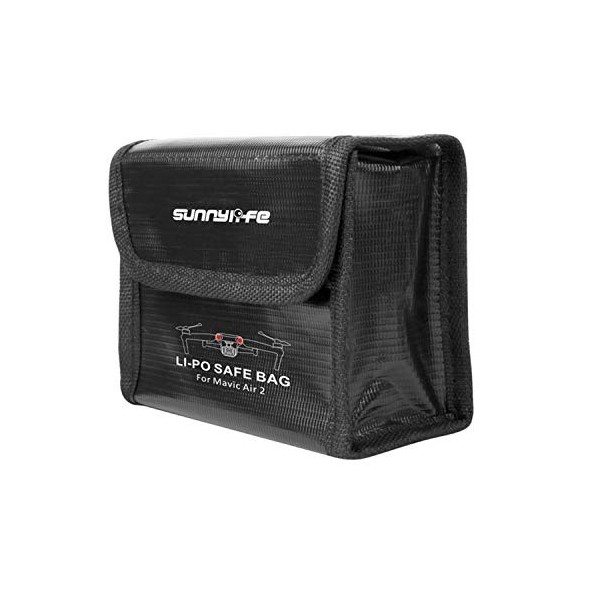 Hensych LiPo Sac sûr Résistance à la Chaleur Antidéflagrant Protection Contre Les radiations Cas pour Mavic Air 2/Air 2S, Sûr