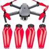 Hélices Master Airscrew Stealth pour DJI Mavic Pro & Platinum - Orange, 4 pièces