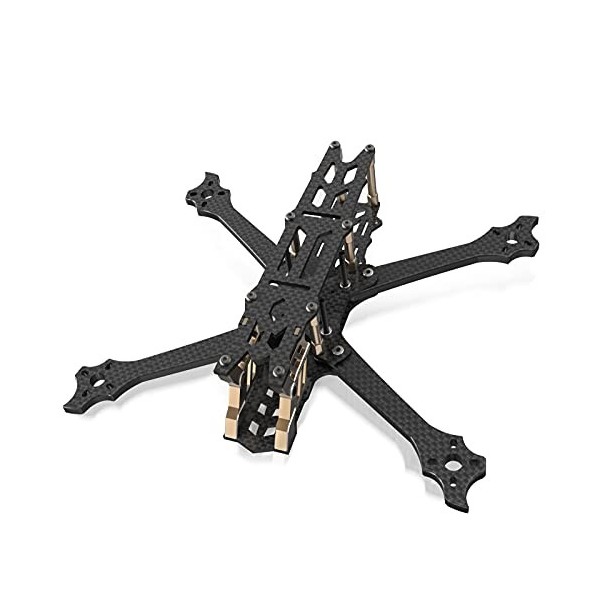 SpeedyBee Master 5 FPV Drone Frame- 5 inch Racing Freestyle Quad Kit with anti-shock structure Multiple support for DJI Air U