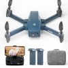 Drone avec caméra 4K HD GPS drone, Quadcopter RC avec Moteurs Brushless et Positionnement par Flux Optique, Retour Automatiqu