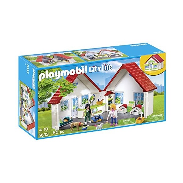 PLAYMOBIL City Life 5633 - Animalerie avec bâtiment