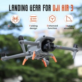 iEago RC Air 3 Train Datterrissage Pliable Jambe Datterrissage Support en Forme dAraignée Kit D’extension Extension Landin