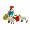 Playmobil - 4765 - Jeu de Construction - Agricultrice avec Moutons