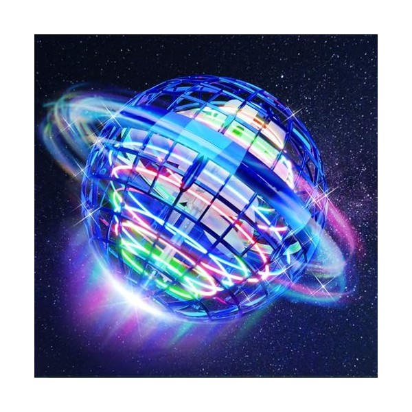 Boule Volante Lumineuse, Flying Spinner 360 ° Rotation avec