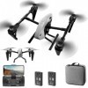 OBEST Drone avec Caméra 4K, FPV Pliable Véhicule à Quatre Axes, Positionnement de Flux Optique, Moteur Brushless, Adapté aux 