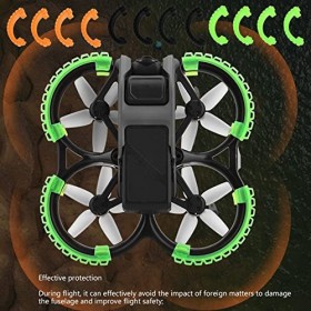 Lot de 4 anneaux de protection anti-collision pour drone DJI Avata noir 