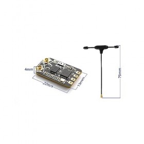 Speedybee RP3 ELRS Récepteur FPV - 2,4 GHz ExpressLRS Nano Récepteur Drone RX Module avec 65mm UFL T Antenne pour FPV Drone T