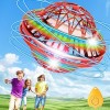 Boule Volante Lumineuse,Fly spinner,Boule Volante Volante Avec LED,UFO Mini Drone pour Enfants,Mini LED Avion Volant Cadeau J