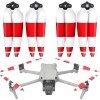 Laazii Hélice pour DJI AIR 3, 2 Paires Dhélices Rapide à Installer Colorées Faible Bruit Lames Silencieuses, Hélices de Rech