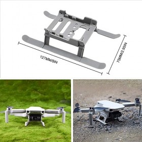Train Datterrissage Pliable Compatible avec Mavic Mini/2/SE Drone Landing Gear Élévateurs Extension Support de Hauteur pour 