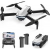 Holy Stone Drone con Telecamera Regolabile 1080P per Bambini e Principianti WiFi RC con 2 Batterie, Pieghevole, Passaggio Aut