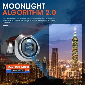 Autel Robotics EVO 2 PRO V3, Capteur CMOS Son-y 1" et Image 12 bits 6K HDR Vidéo EVO II Pro V3 Robuste, Transmission Vidéo 15