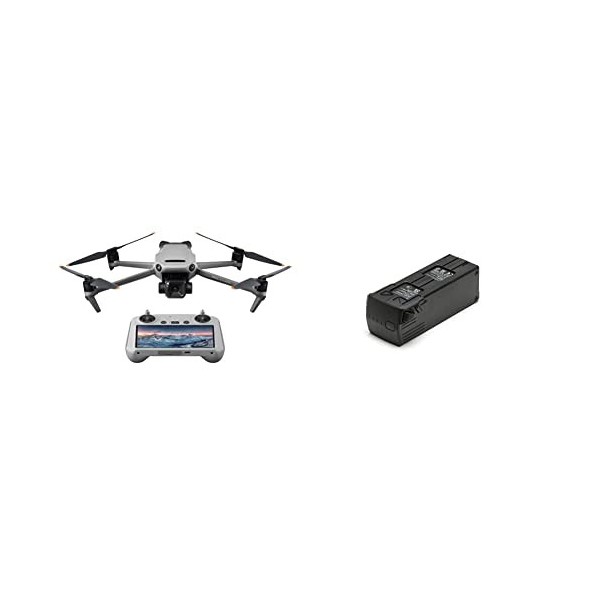 DJI Mavic 3 Classic – Drone avec caméra, caméra 4/3 CMOS Hasselblad, radiocommande DJI RC, vidéo HD 5,1K, temps de vol 46 min