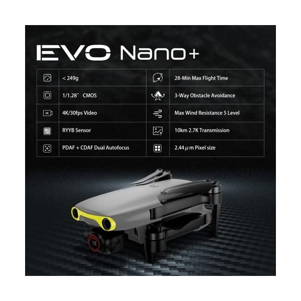 Drone Autel EVO Nano+ Standard Gris CMOS 1/1.28 50MP