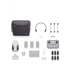 DJI Mini 2 Fly More Combo EU - Drone Ultra-Léger et Ultra-Transportable, Distance de Transmission de 6 km & Mini 2/Mini SE 