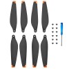 Ainiv 16pcs Hélices Pour Dji Mini 3 Pro, Accessoire pour Drone, Vol Silencieux, Hélices Remplaçables pour Drones, Lame Dhéli