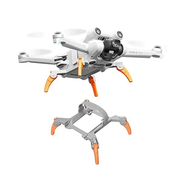 FPVtosky Train d’atterrissage pour DJI Mini 3, kit d’Extension Repliable des Pattes d’araignée pour Drone DJI Mini 3, Accesso