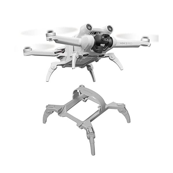 FPVtosky Train d’atterrissage pour DJI Mini 3, kit d’Extension Repliable des Pattes d’araignée pour Drone DJI Mini 3, Accesso