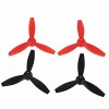 Dilwe Lame dhélice de Drone RC, 4 pièces Hélices Compatible avec Le Drone Bebop 2 Type C 